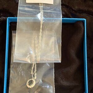 London Blue Topaz Rhodium Over Sterling Silver Pendant With Chain 1.26ctw